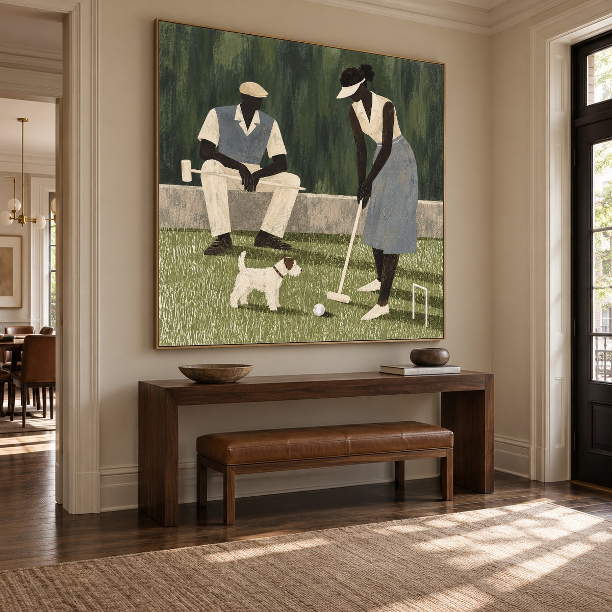 Croquet and Company — artwork in an interior setting 8