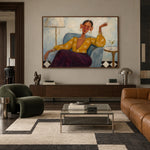 Her Golden Hour — featured artwork in a living space