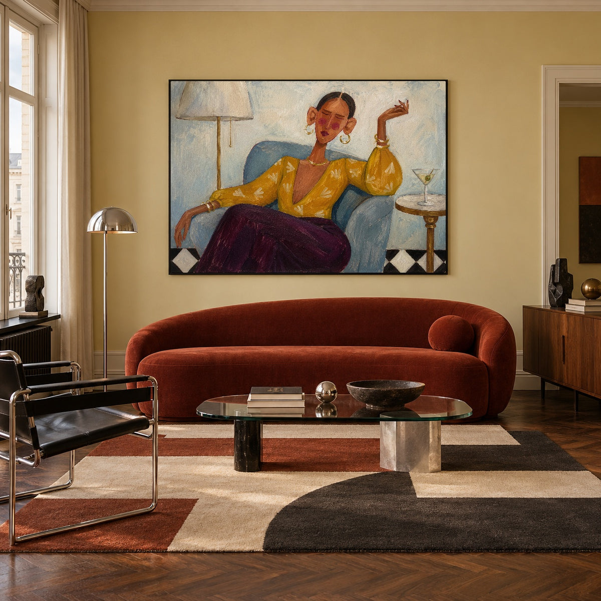 Her Golden Hour — artwork in an interior setting 3