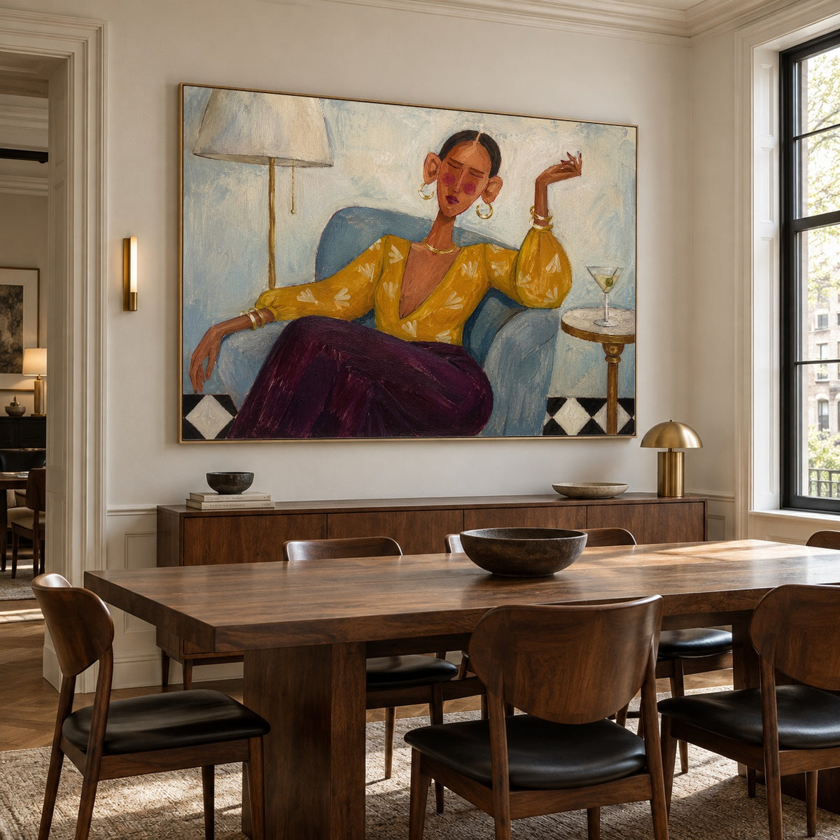 Her Golden Hour — artwork in an interior setting 6