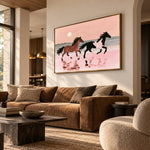 Hooves Over Blush — artwork in an interior setting 3