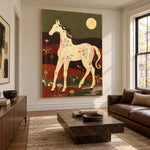 Moon Over Petal Fields — artwork in an interior setting 7