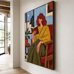 One More Quiet Chapter — oblique side view of the artwork