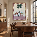Palms Along Our Way — artwork in an interior setting 6