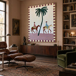 Palms Along Our Way — artwork in an interior setting 8