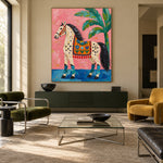 Palmshade Painted Pony — featured artwork in a living space