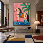 Palmshade Painted Pony — artwork in an interior setting 6