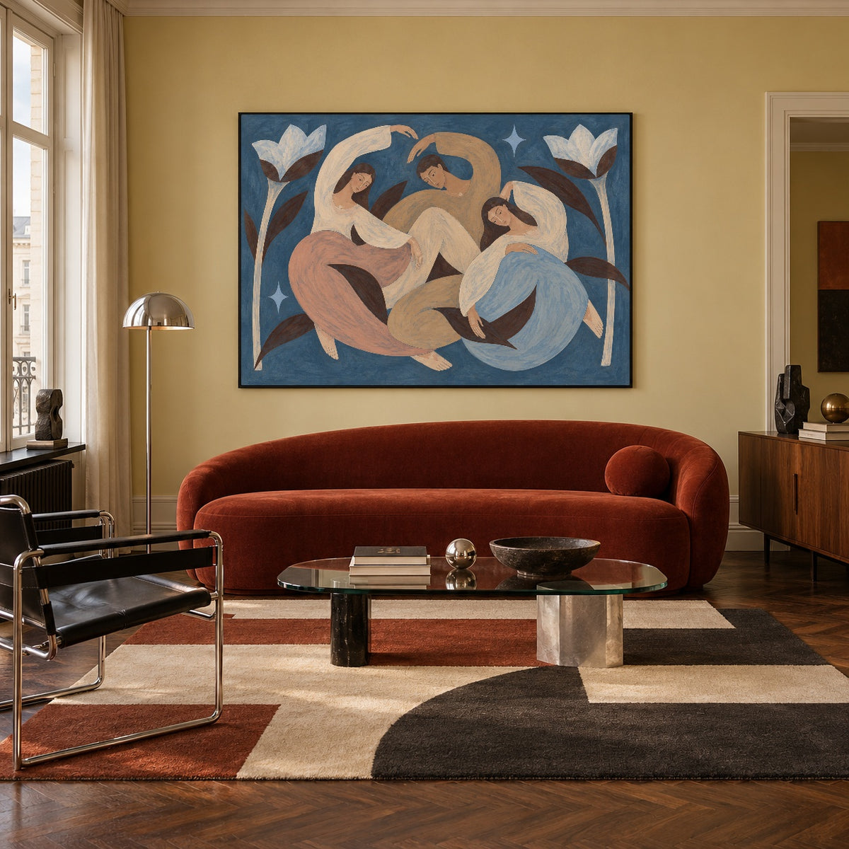 Petal Dance Reverie — artwork in an interior setting 4