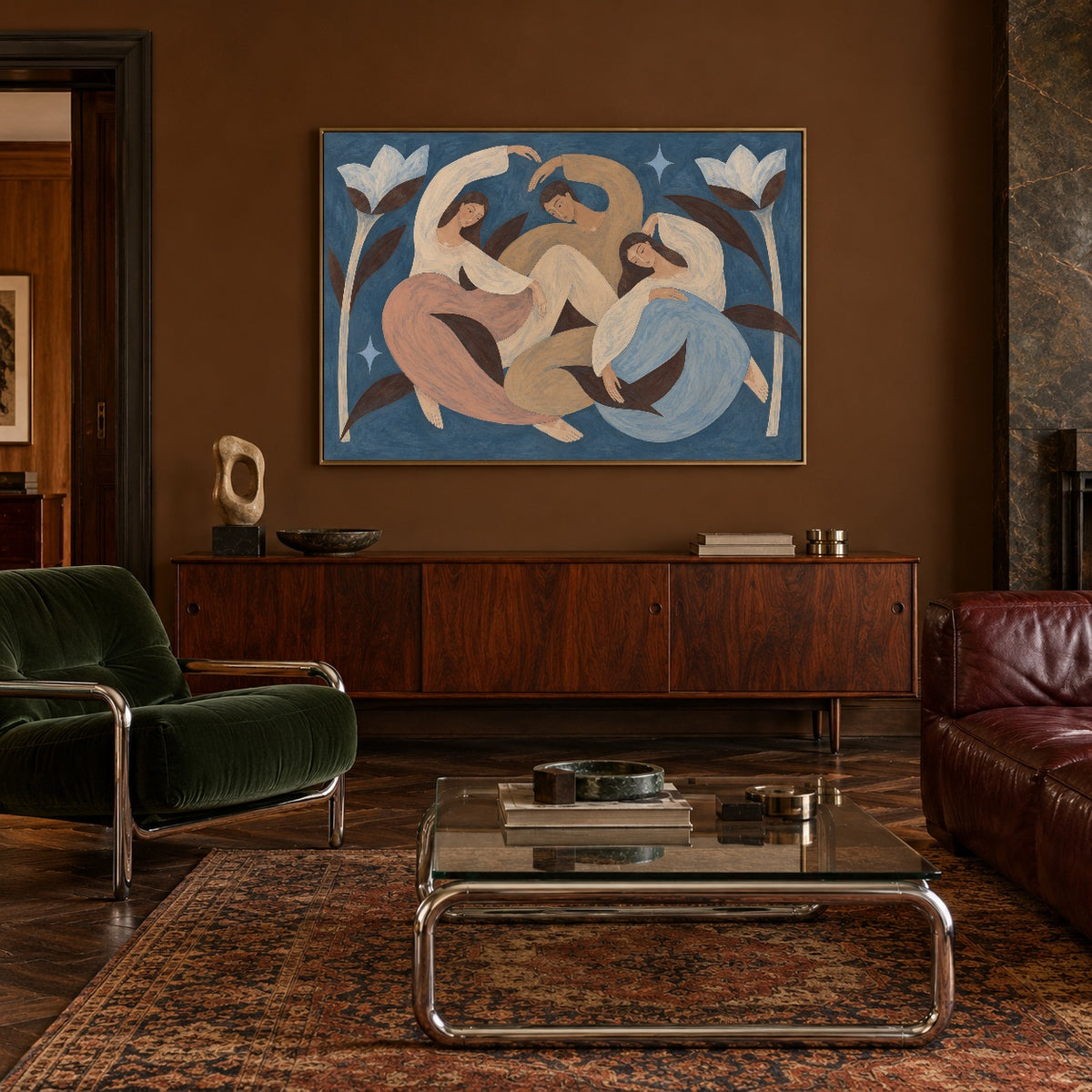 Petal Dance Reverie — artwork in an interior setting 5