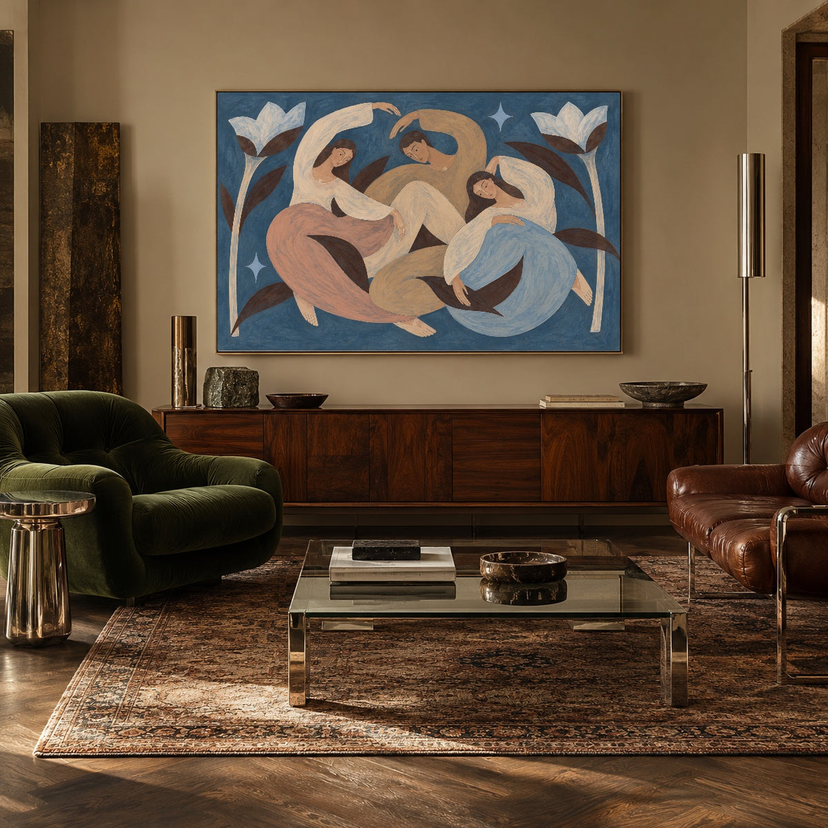 Petal Dance Reverie — artwork in an interior setting 6