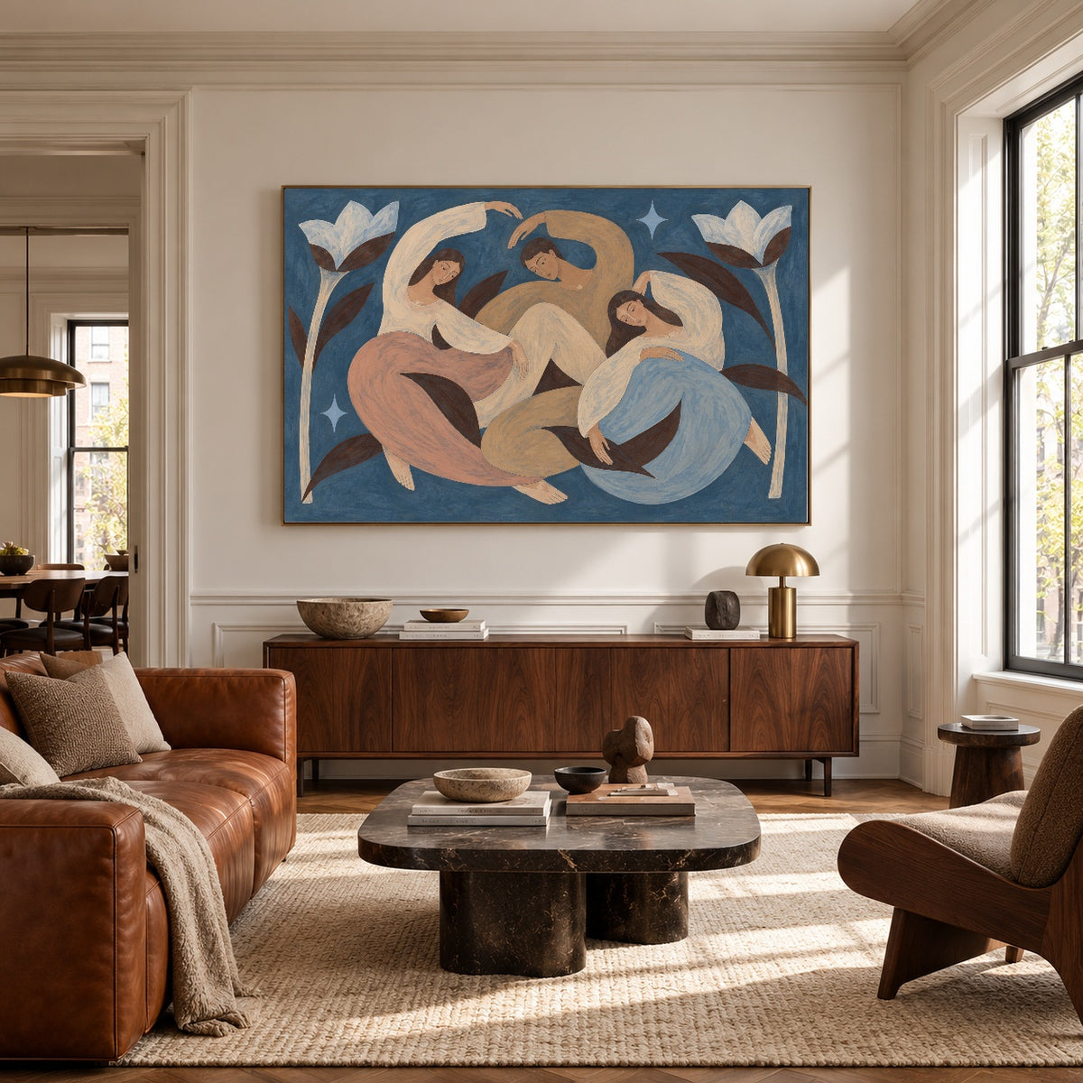Petal Dance Reverie — artwork in an interior setting 8