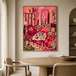 Pink Rooms and Paws — artwork in an interior setting 5