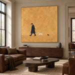 Small Golden Journeys — artwork in an interior setting 3