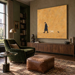 Small Golden Journeys — artwork in an interior setting 7
