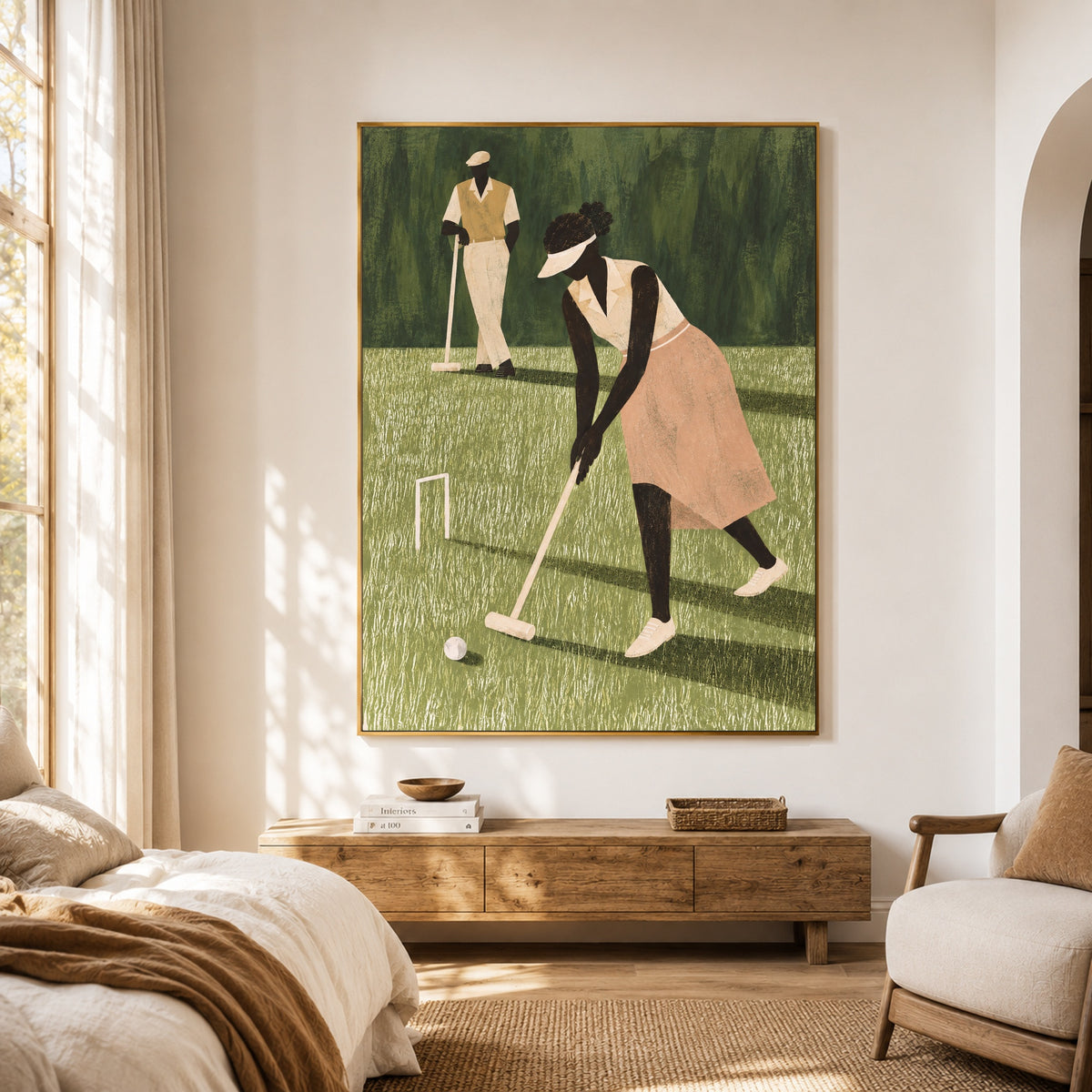 The Gentle Lawn Game — artwork in an interior setting 3