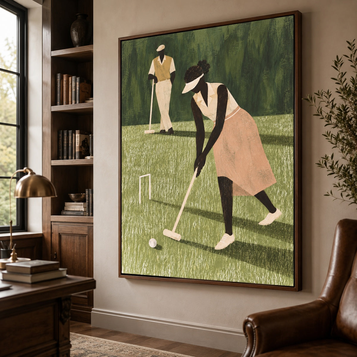 The Gentle Lawn Game — artwork in an interior setting 4
