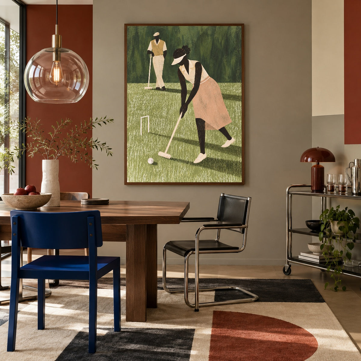 The Gentle Lawn Game — artwork in an interior setting 5
