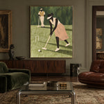 The Gentle Lawn Game — artwork in an interior setting 6