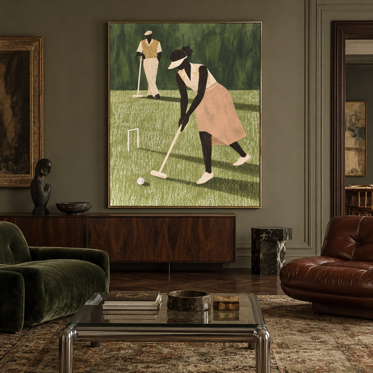 The Gentle Lawn Game — artwork in an interior setting 6