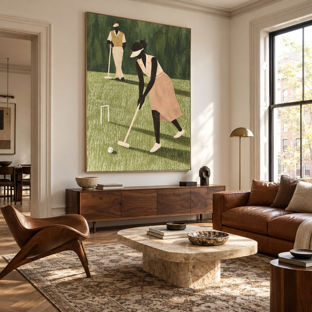 The Gentle Lawn Game — artwork in an interior setting 7